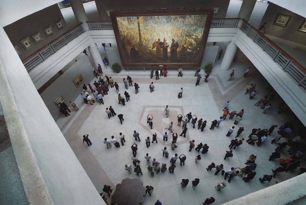 Inside of the Zhiwei Tu Art Museum