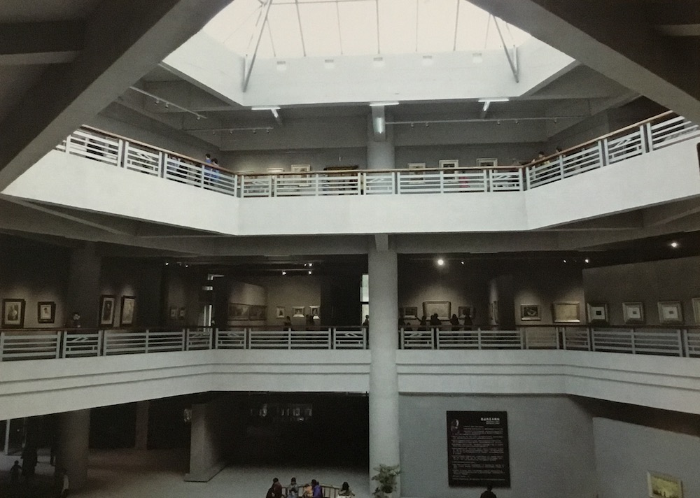 Inside of the Zhiwei Tu Art Museum